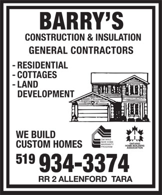 Barry's Contstruction